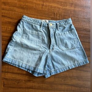 Universal Thread Highest Rise A-Line Denim Shorts Size 8
